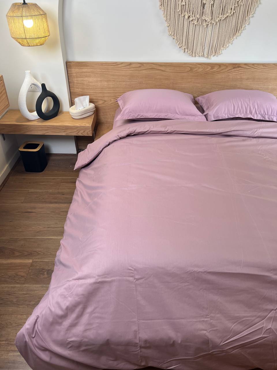 PLUM PURPLE cotton duvet cover