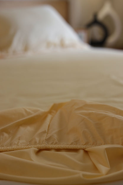ALMOND Premium Cotton Bedsheet
