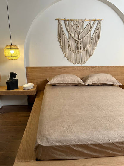 MINIMAL BEIGE cotton bedsheet