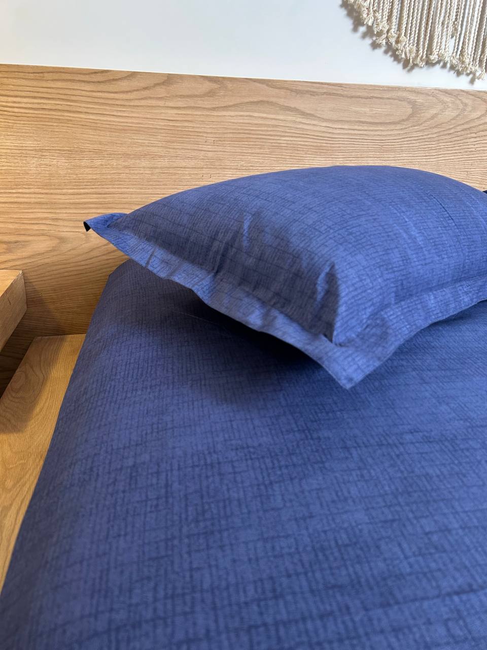 MINIMAL BLUE cotton bedsheet