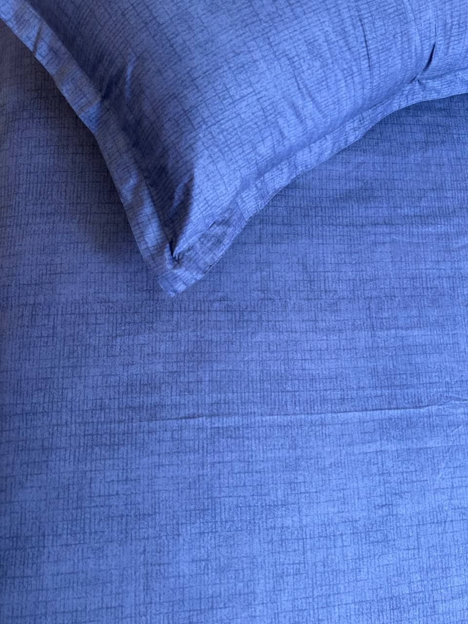 MINIMAL BLUE cotton bedsheet