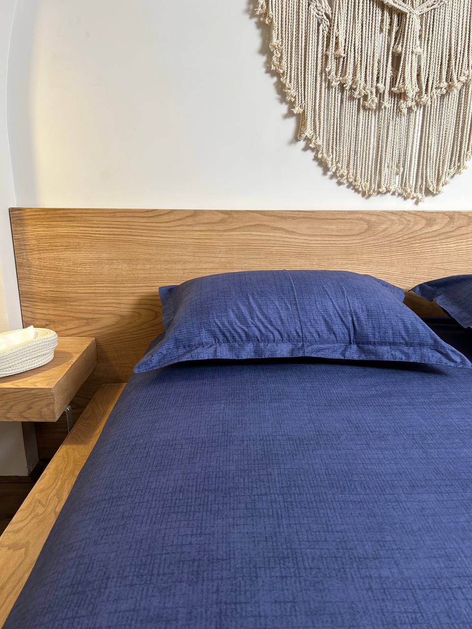 MINIMAL BLUE cotton bedsheet