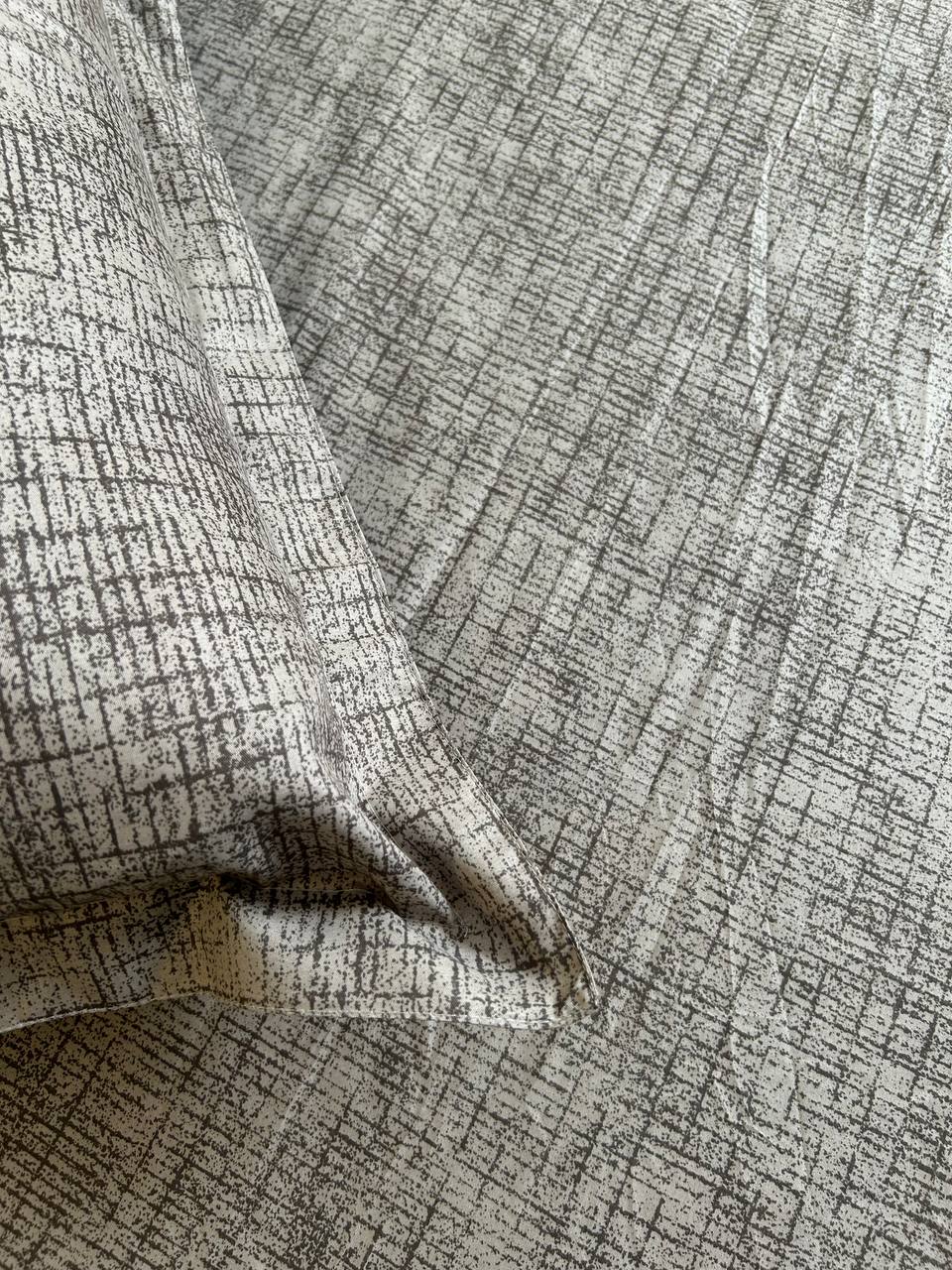 MINIMAL DARK GREY cotton bedsheet