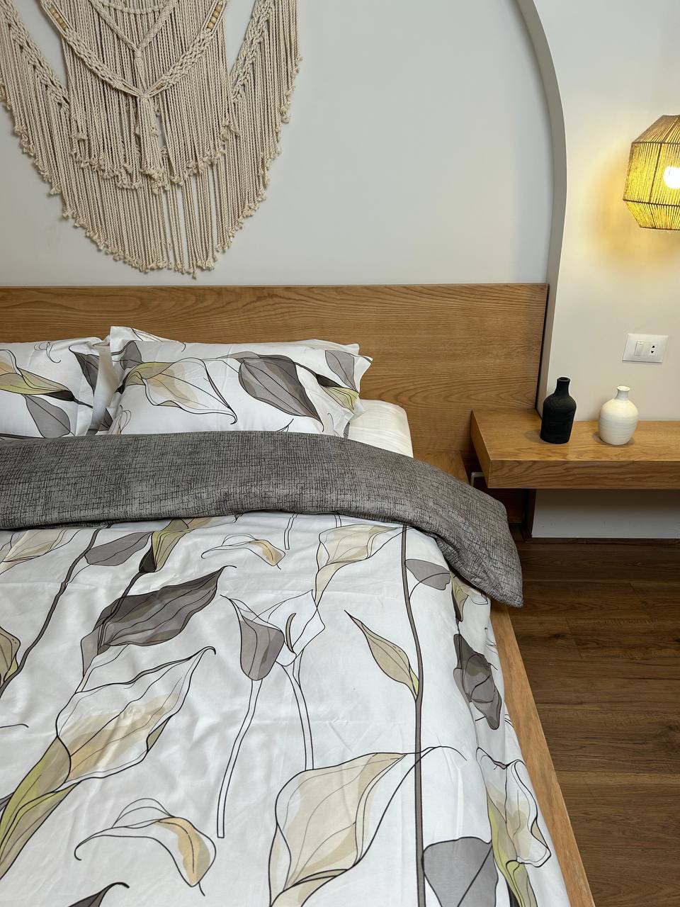GREY BREEZE cotton duvet cover