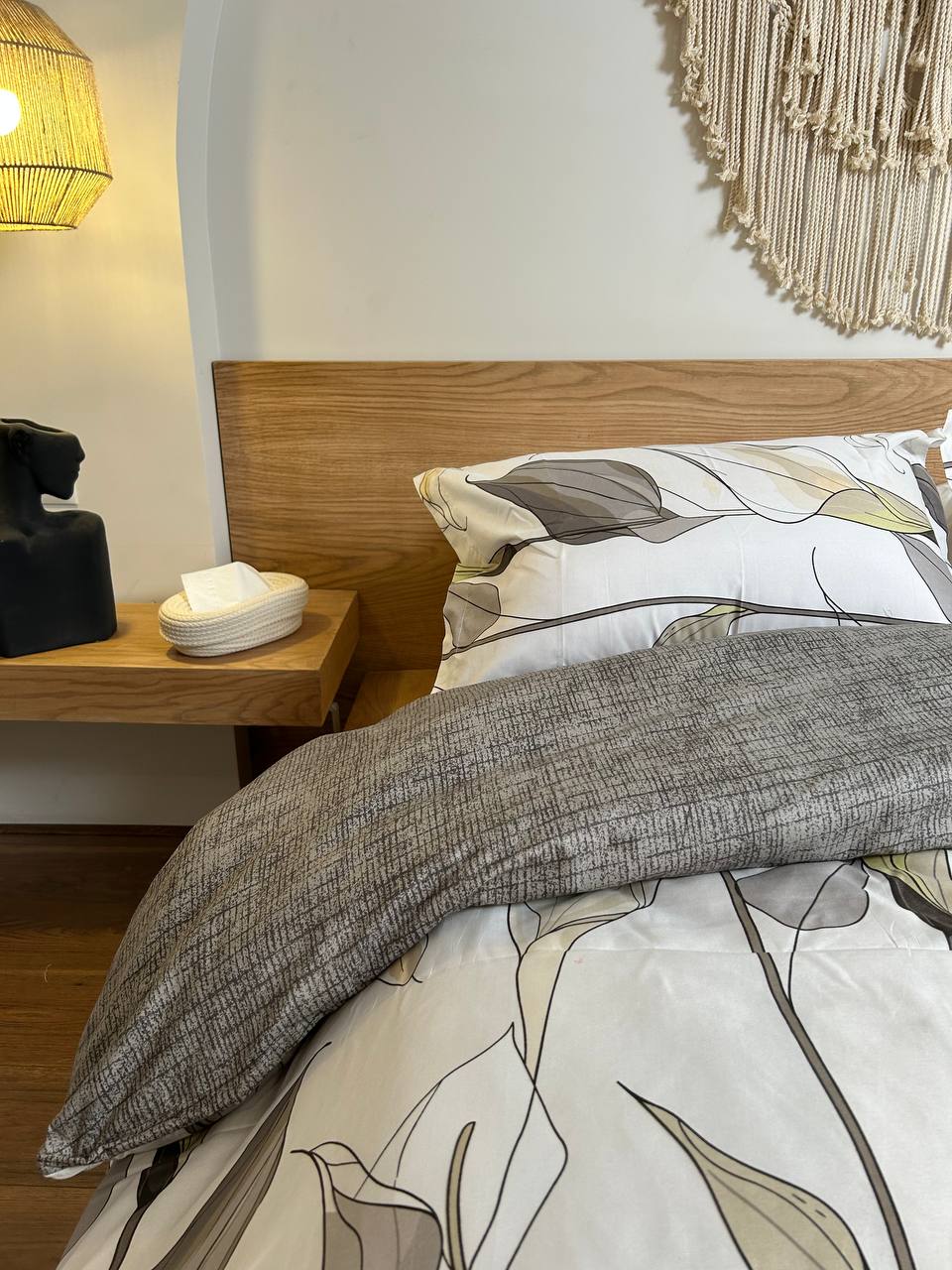 GREY BREEZE cotton duvet cover