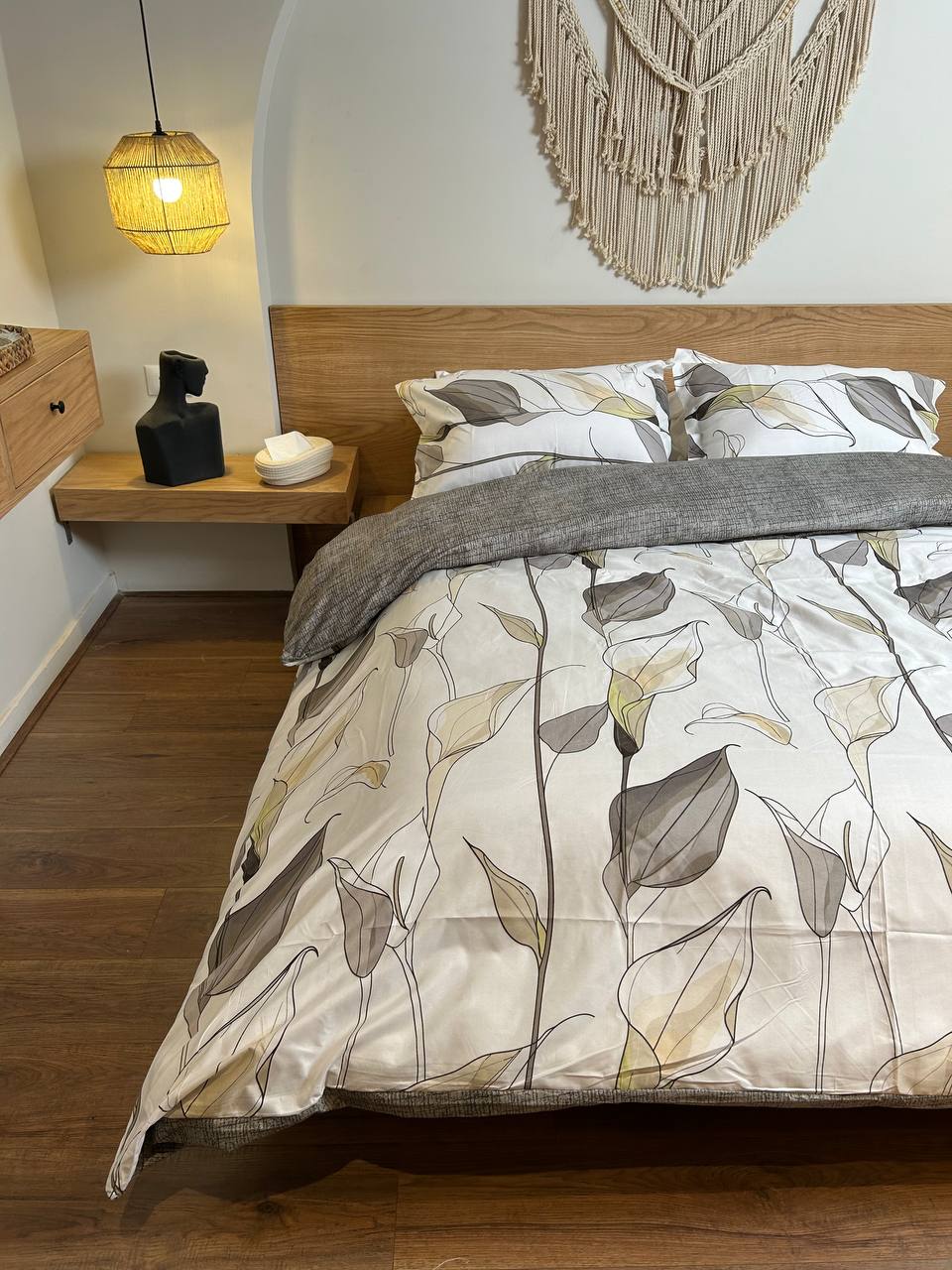 GREY BREEZE cotton duvet cover