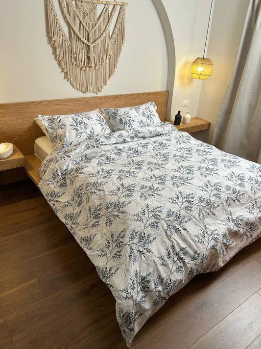 WILLOW WHISPER cotton duvet cover