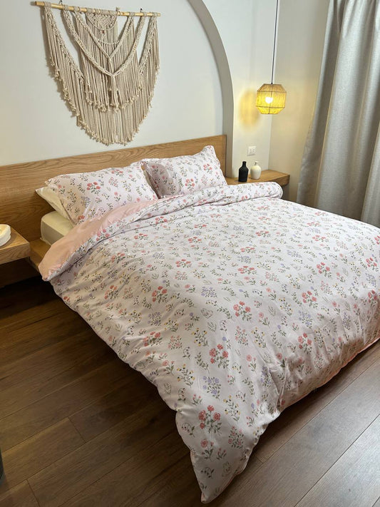 STRAWBERRY BLOOM cotton duvet cover