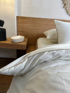 CREAM silky cotton duvet cover