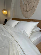CREAM silky cotton duvet cover