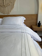 CLASSIC TOUCH silky cotton duvet cover