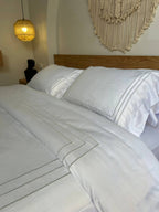 CLASSIC TOUCH silky cotton duvet cover