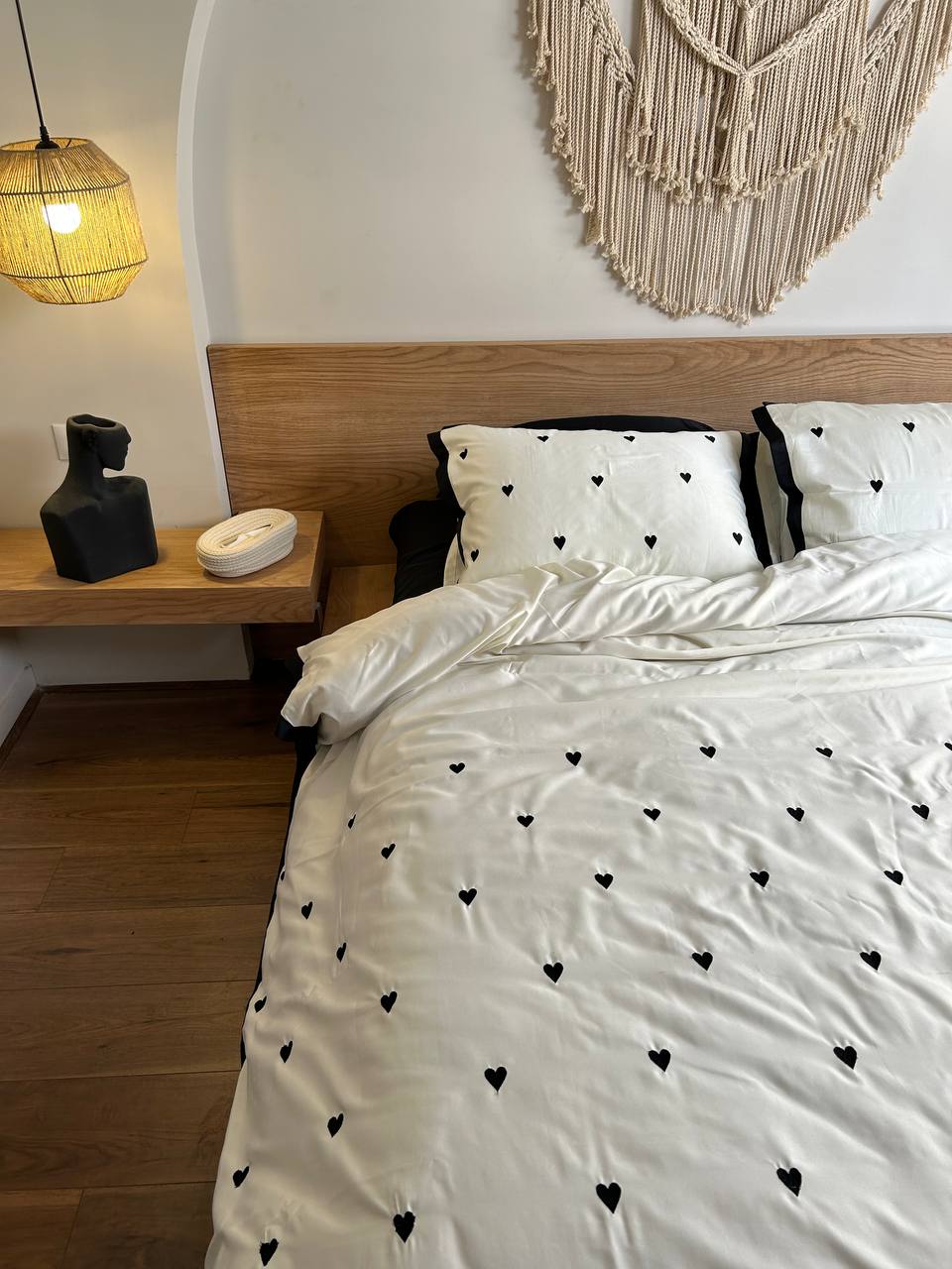 STAY IN BED silky cotton duvet cover