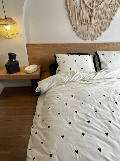 STAY IN BED silky cotton duvet cover
