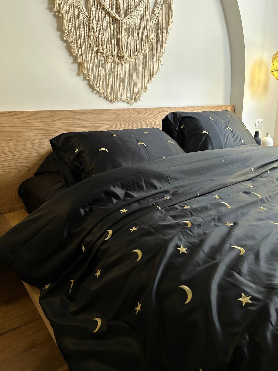MOONLIT silky cotton duvet cover