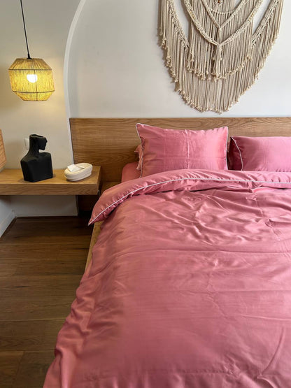 WATERMELON silky cotton duvet cover