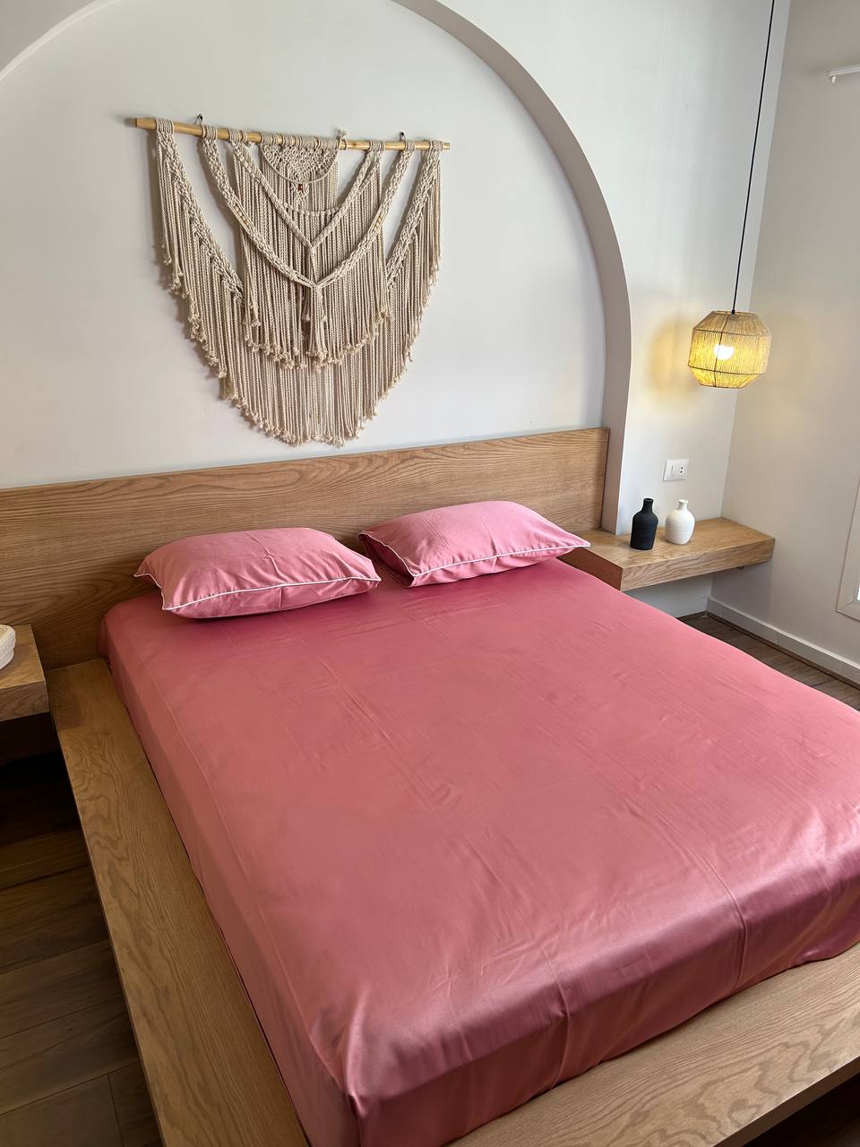 WATERMELON cordon silky cotton bedsheet