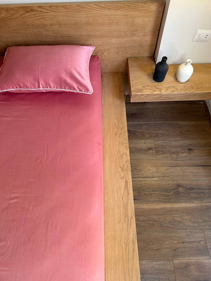 WATERMELON cordon silky cotton bedsheet