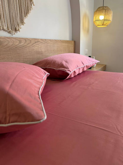 WATERMELON cordon silky cotton bedsheet
