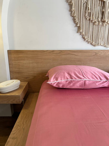 WATERMELON cordon silky cotton bedsheet