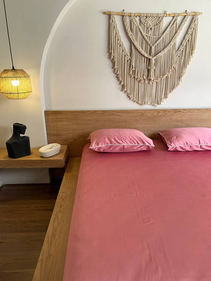 WATERMELON cordon silky cotton bedsheet
