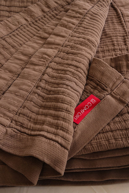 EARTHY ELITE Washed Cotton Throw Blanket