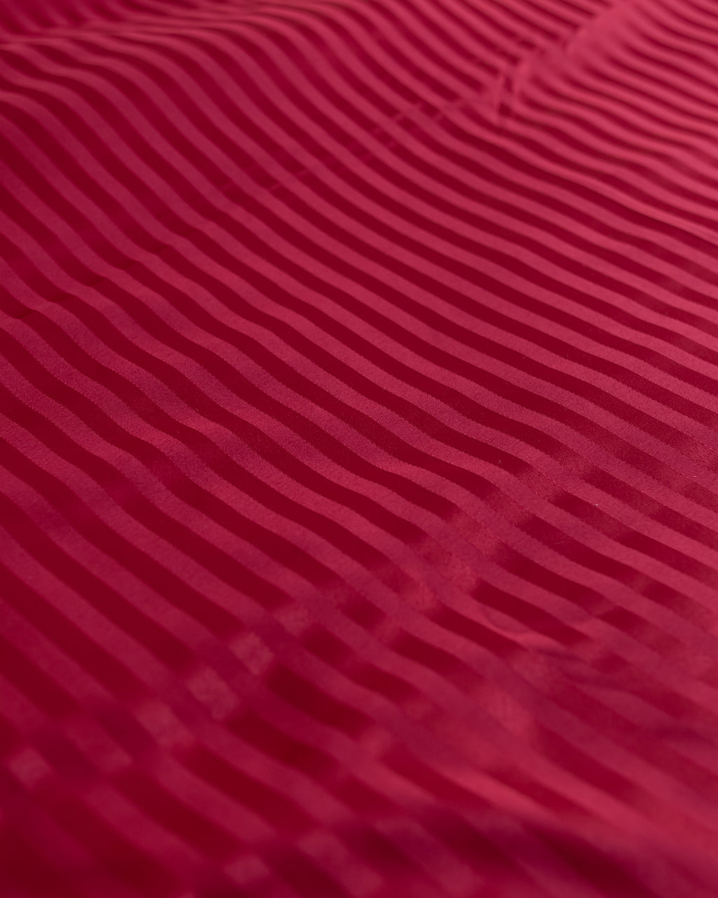 CRIMSON stripe duvet cover