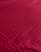 CRIMSON stripe duvet cover
