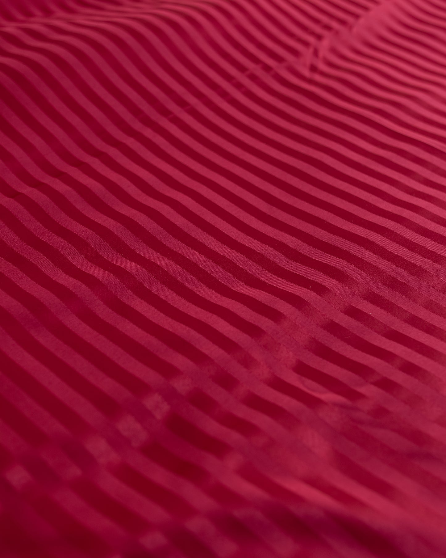 CRIMSON stripe duvet cover
