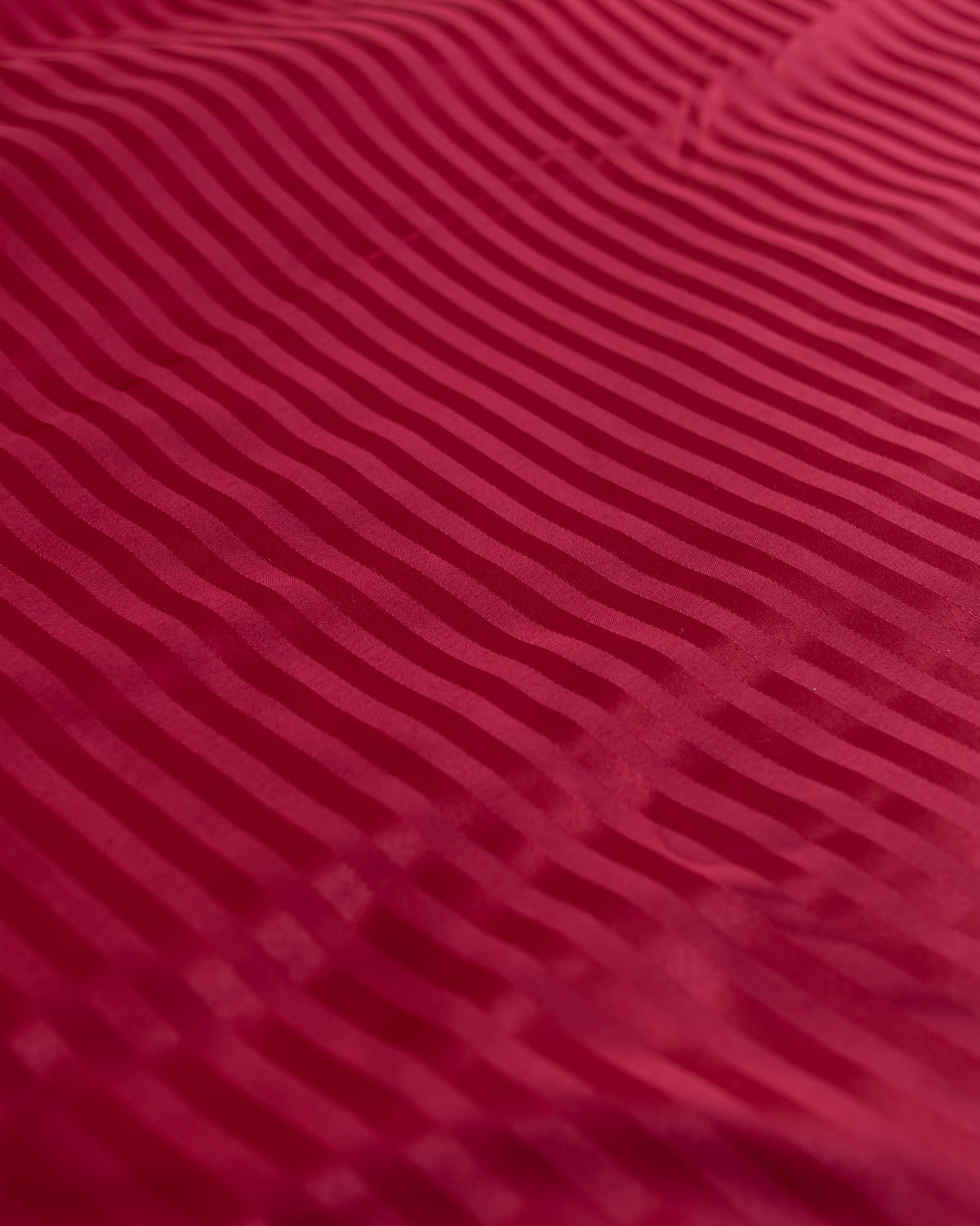 CRIMSON stripe duvet cover