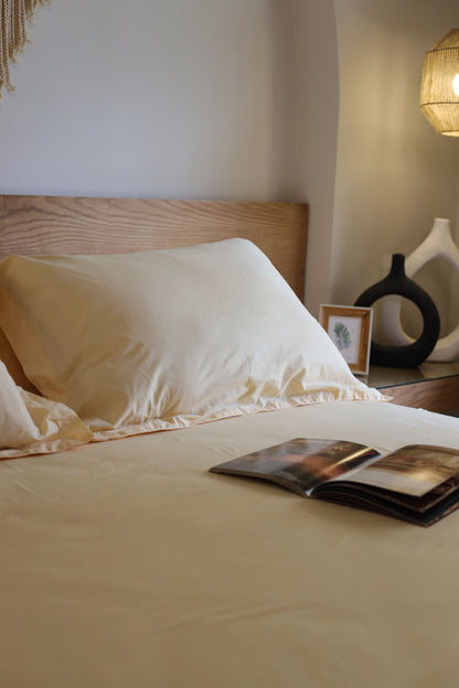 ALMOND Premium Cotton Bedsheet