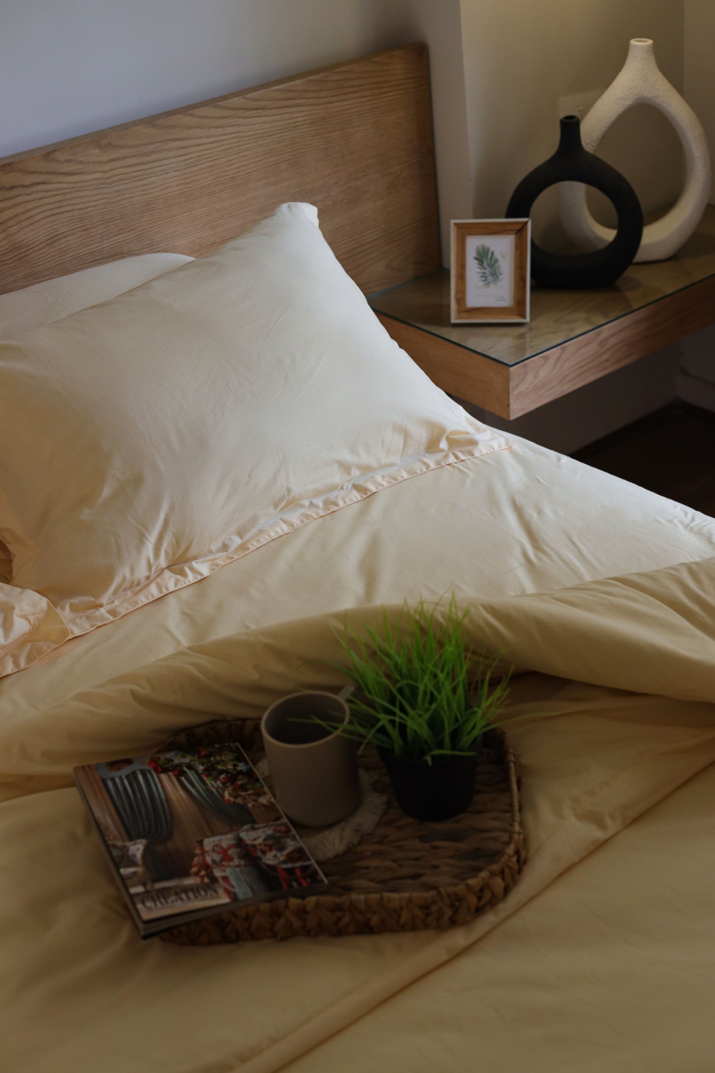 ALMOND Premium Cotton Duvet Cover