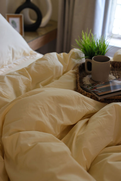 ALMOND Premium Cotton Duvet Cover
