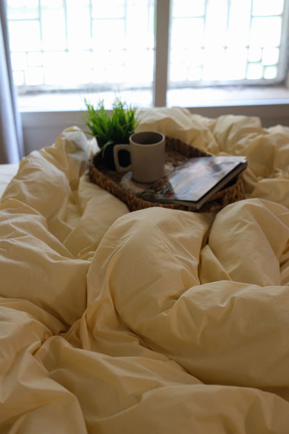 ALMOND Premium Cotton Duvet Cover