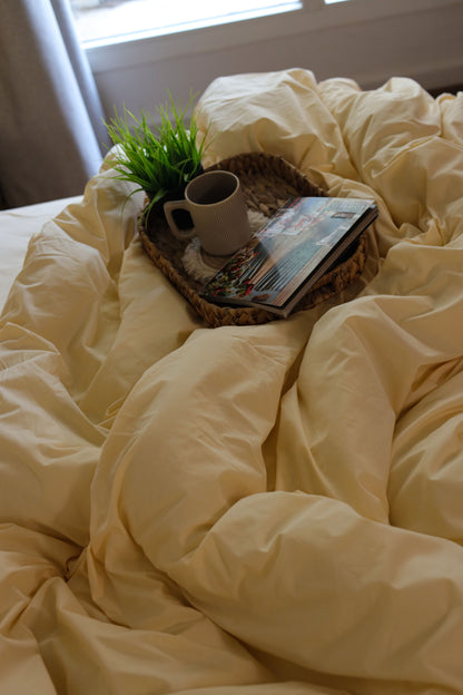 ALMOND Premium Cotton Duvet Cover