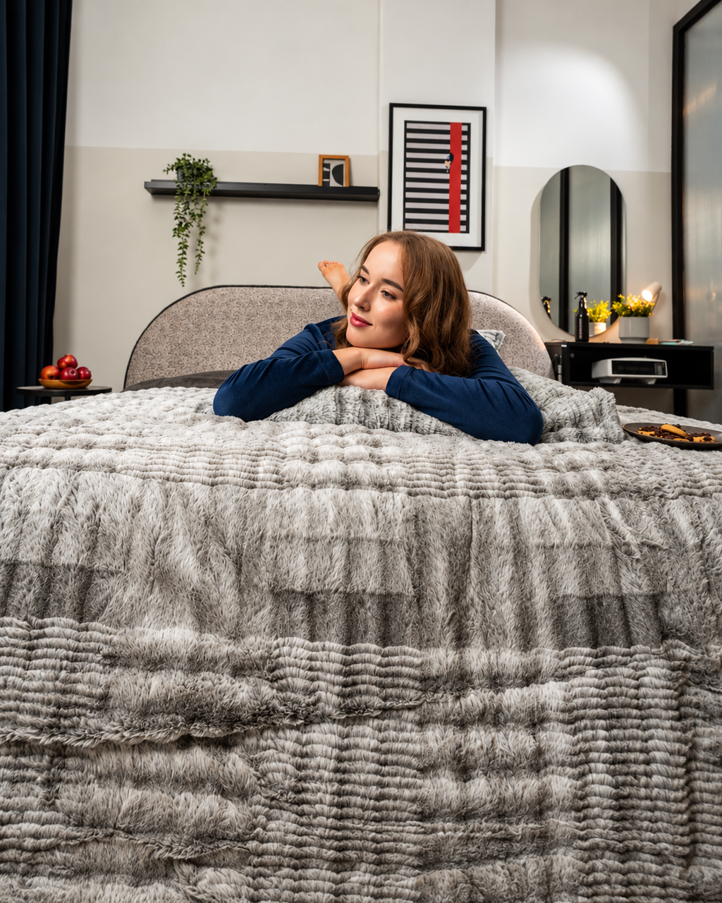 DOVE ZARINA Fur Duvet