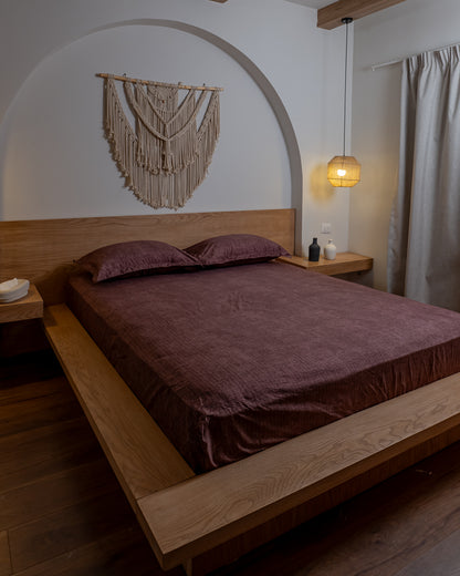 MINIMAL BERRY cotton bedsheet