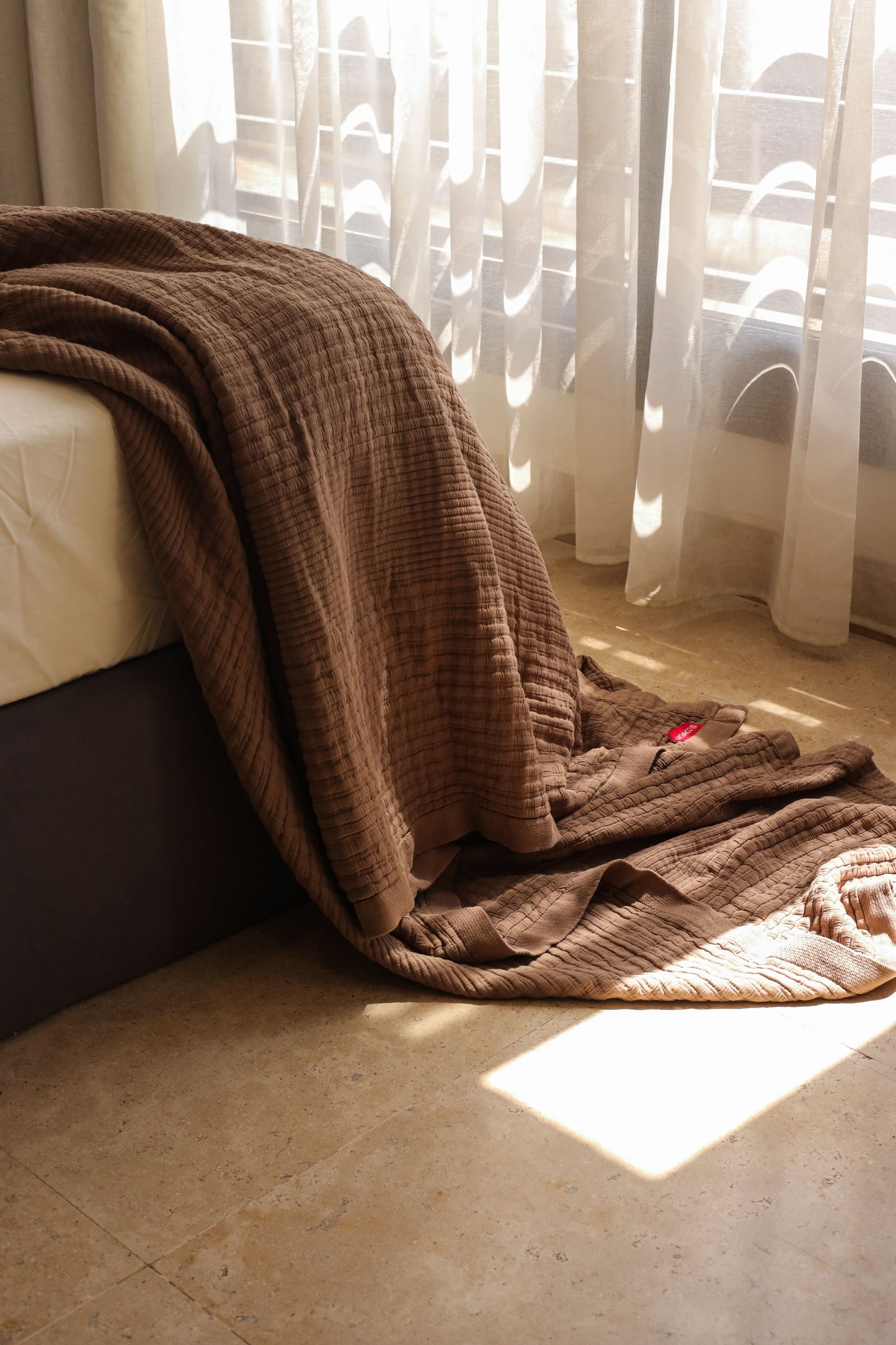 EARTHY ELITE Washed Cotton Throw Blanket