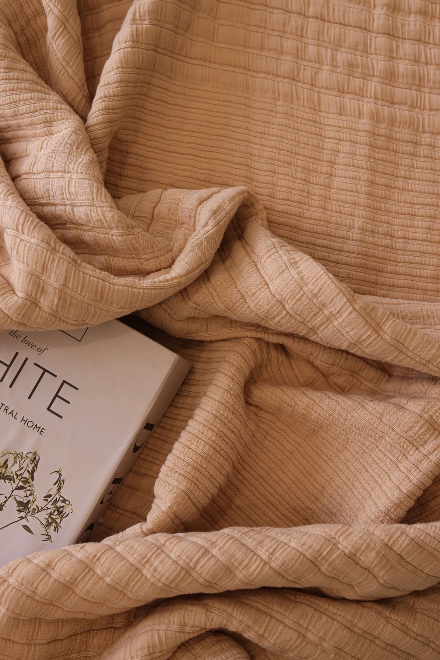 SANDY ELITE Washed Cotton Throw Blanket