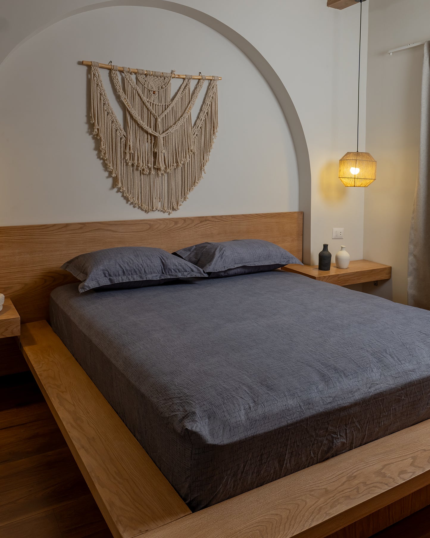 MINIMAL PETROLIUM cotton bedsheet