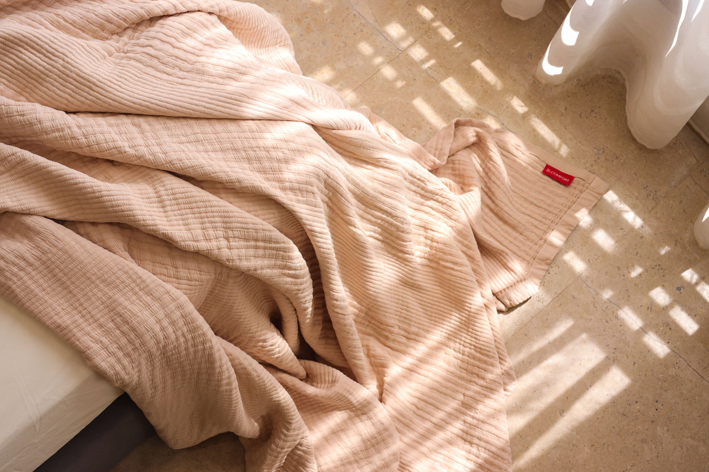 SANDY ELITE Washed Cotton Throw Blanket
