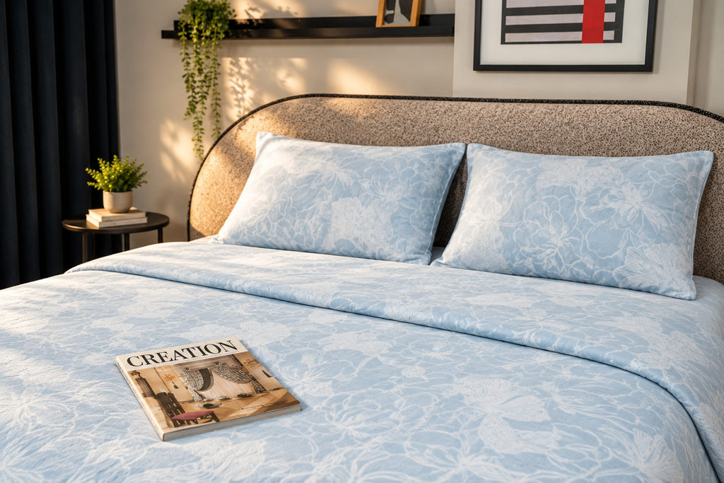 FLORENZA Colorful Flannel Bedsheet Set