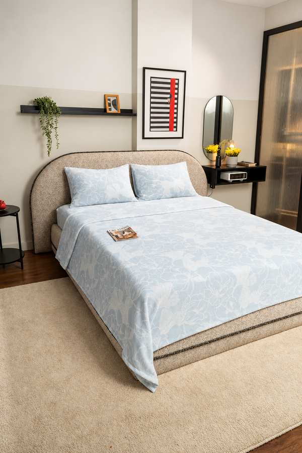FLORENZA Colorful Flannel Bedsheet Set
