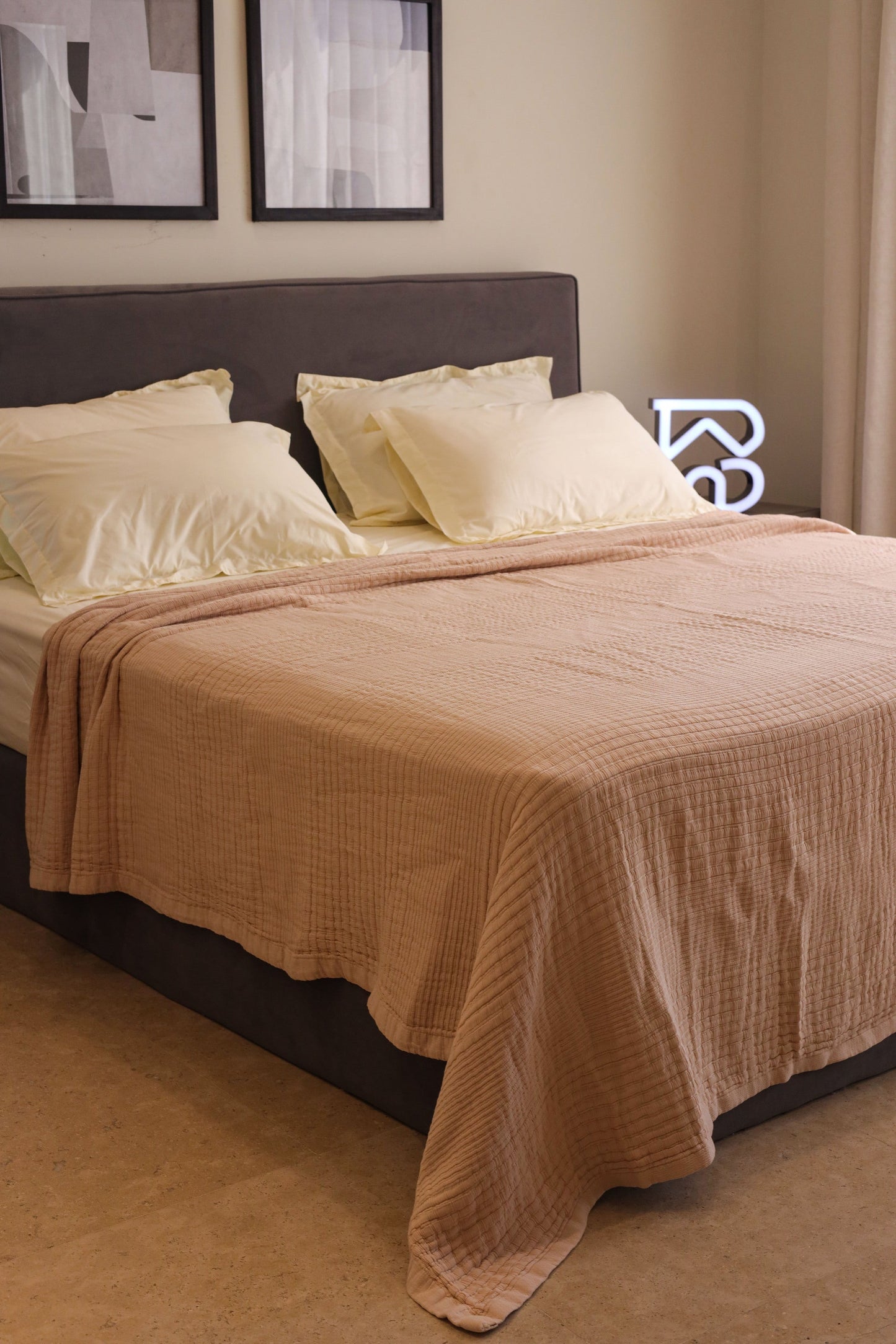SANDY ELITE Washed Cotton Throw Blanket