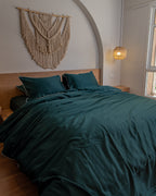 EMERALD silky cotton duvet cover