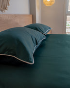 EMERALD cordon silky cotton bedsheet