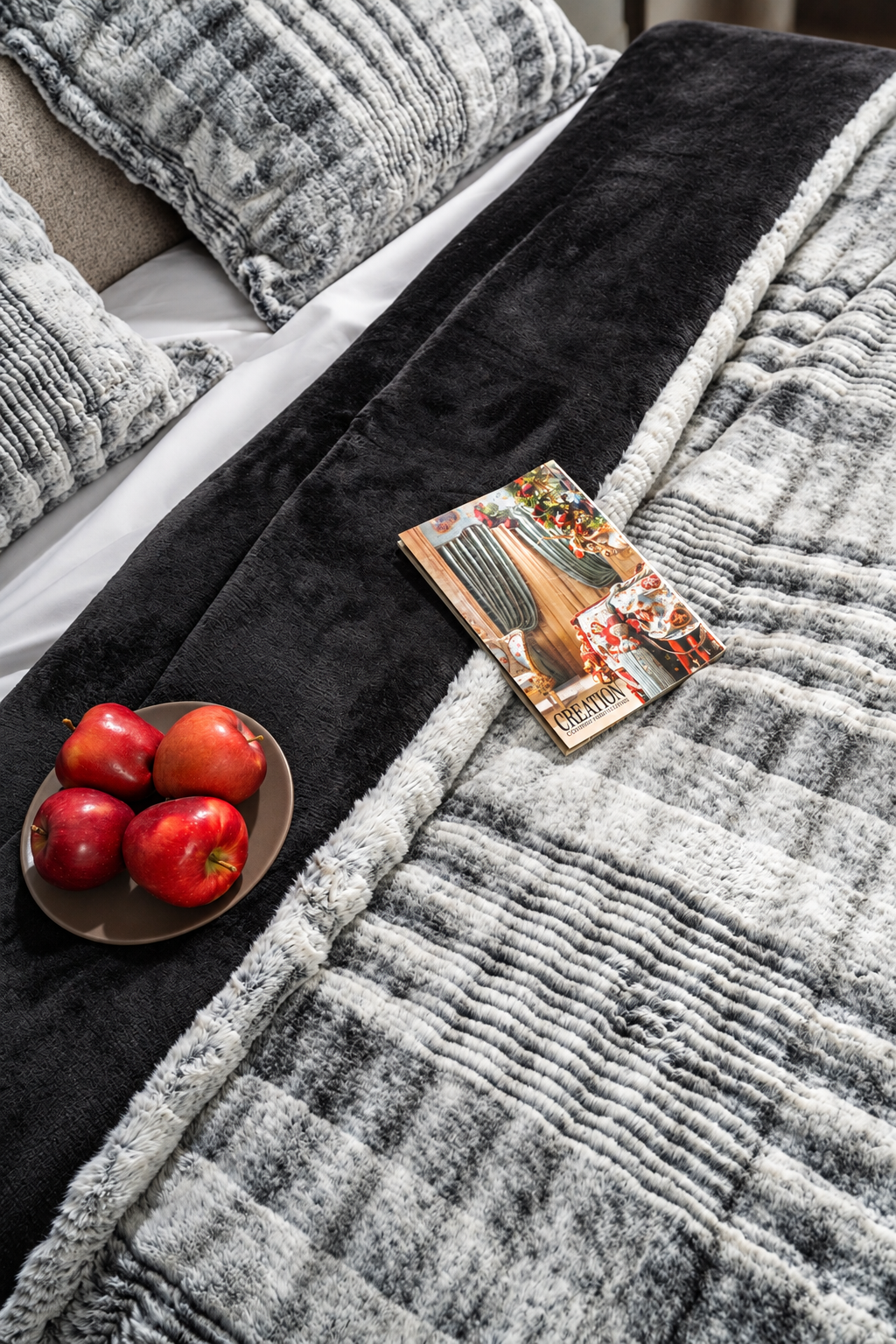 SLATE ZARINA Fur Duvet