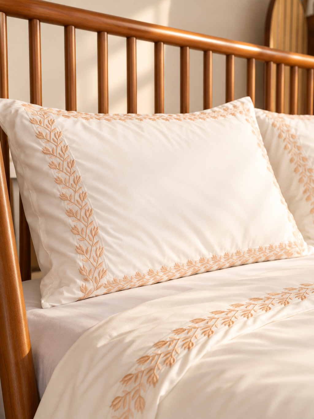 LIORA Embroidered Premium Cotton Duvet Cover