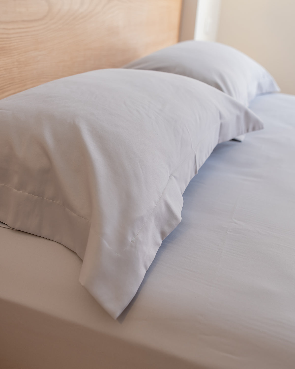 GREY oxford silky cotton bedsheet