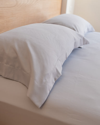 GREY oxford silky cotton bedsheet